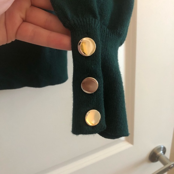 Ann Taylor dark green sweater - Picture 2 of 5